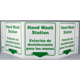 Zing Eco Public Facility Tri View Sign Hand Wash Station/Estacion... 20