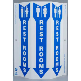 Zing Eco Public Facility Tri View Sign Rest Rooms 9