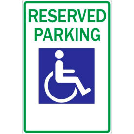 Zing® Eco Parking Sign Reserved Parking Handicapped 18