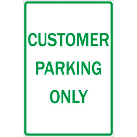 Zing® Eco Parking Sign Customer Parking Only 18