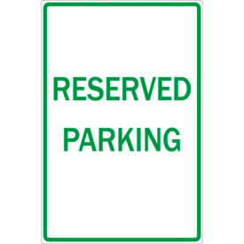 Zing® Eco Parking Sign Reserved Parking 18