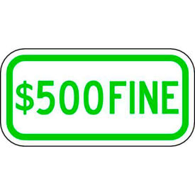 Zing® Eco Parking Sign 500 Fine 6