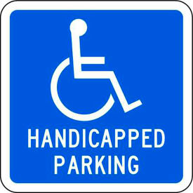 Zing® Eco Parking Sign Handicapped Parking with Symbol 12