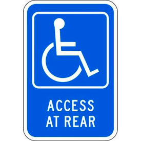 Zing® Eco Parking Sign Handicap Access at Rear 18