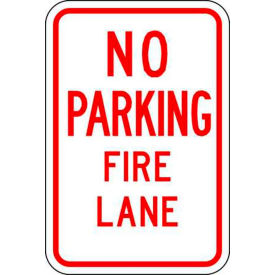 Zing® Eco Parking Sign No Parking Fire Lane 18