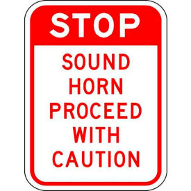 Zing® Eco Traffic Sign Stop Sound Horn 18