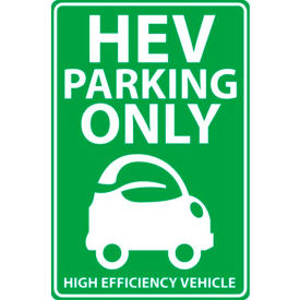 Zing® Eco Parking Sign High Efficiency Vehicles Only 18