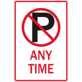 Zing® Eco Parking Sign No Parking Symbol Anytime 18