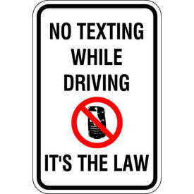 Zing® Eco Traffic Sign No Texting While Driving 18