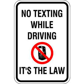 Zing® Eco Traffic Sign No Texting While Driving 18