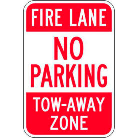 Zing® Eco Parking Sign Fire Lane No Parking 18