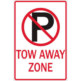 Zing® Eco Parking Sign Tow Away Zone No Parking 18