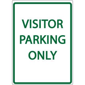Zing® Eco Parking Sign Visitors Parking Only 18