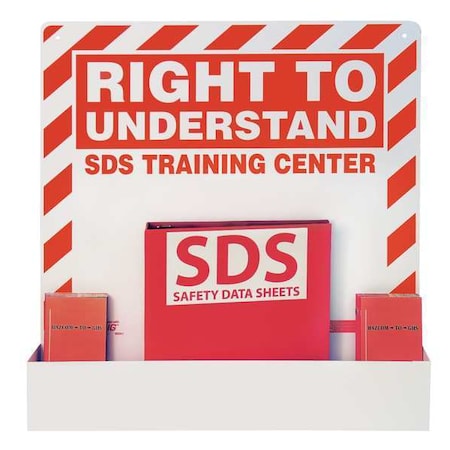 MSDS Rack and Sign, 9 in H MPN:6041