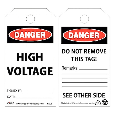 Safety Tag, 5 3/4
