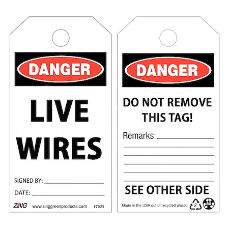 Safety Tag, 5 3/4