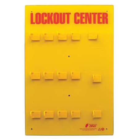 Lockout Board, Unfilled, 23-1/2 In H MPN:7115E