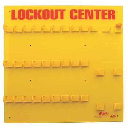 Lockout Board, Unfilled, 23-1/2 In W MPN:7116E