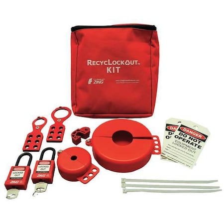 Portable Lockout Kit, Electrical/Valve, 12 MPN:7120