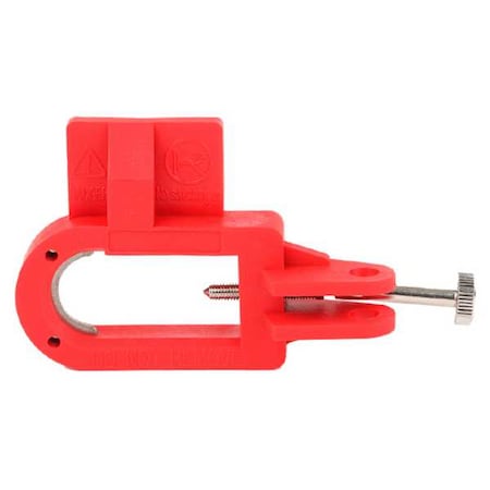 Circuit Breaker Lockout, Red, 4-1/2