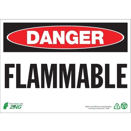 Danger Sign, 7 in H, 10 in W, Rectangle, English, 1098A MPN:1098A