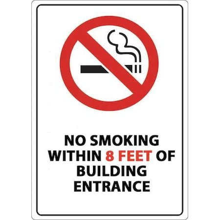 No Smoking Window Decal, 7