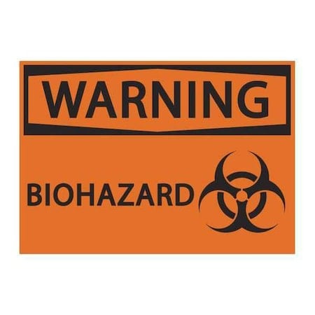 Label, Safety, Warning Biohazard, PK2 MPN:1918S