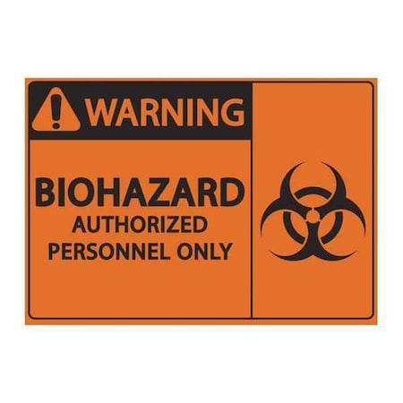 Label, Safety, Black/Orange, 5 in. H, PK2, 1920S MPN:1920S