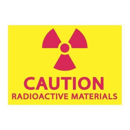 Label, Safety, Magenta/Yellow, 5 in. H, PK2 MPN:1928S