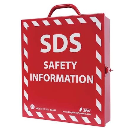 Procedure Cabinet, SDS Safety Information, Recycled Stainless Steel, 14 in W, 12 in H MPN:6046