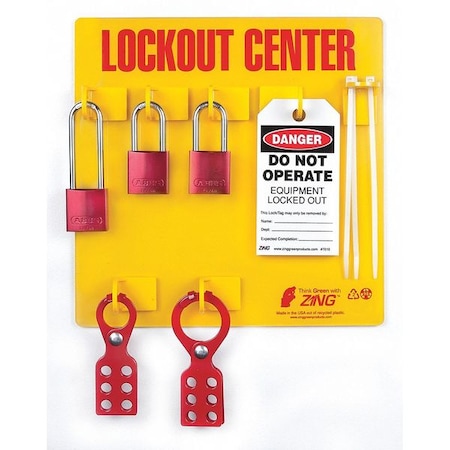 Lockout Tagout Station 3 Aluminum Padlock MPN:2726