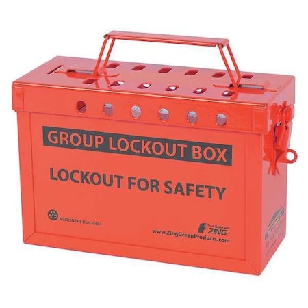 Group Lockout Box (Red) MPN:6061R