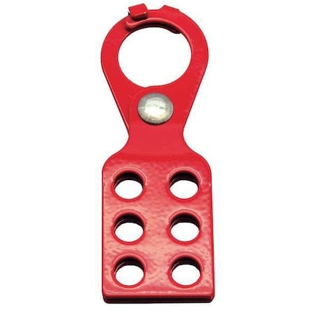 Lockout Tagout Hasp 1 Inch Steel With Tabs MPN:7106