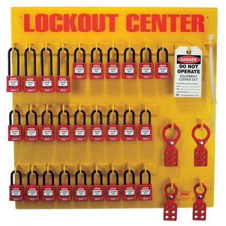 Lockout Station 28 Padlock Stocked MPN:7116