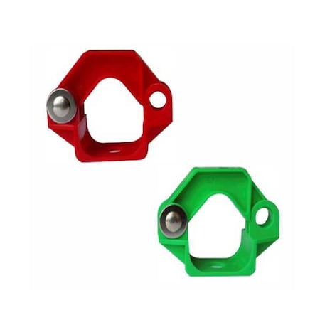 Power Handle Lockout SET:1 Red 1 Green Plastic MPN:7804