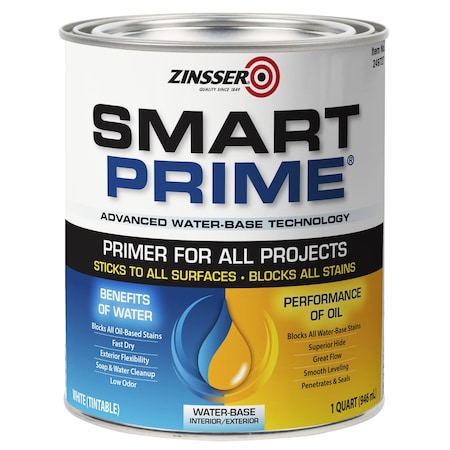 Acrylic Based Primer, White, 1 qt MPN:249727