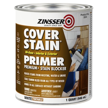 Oil Based Primer, White, 1 qt MPN:3504