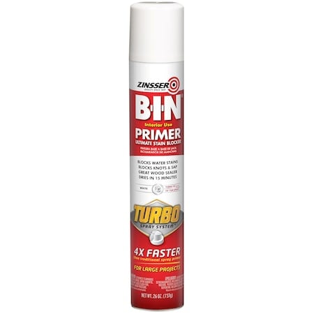 Shellac Based Primer Spray, White, 26 oz MPN:356880