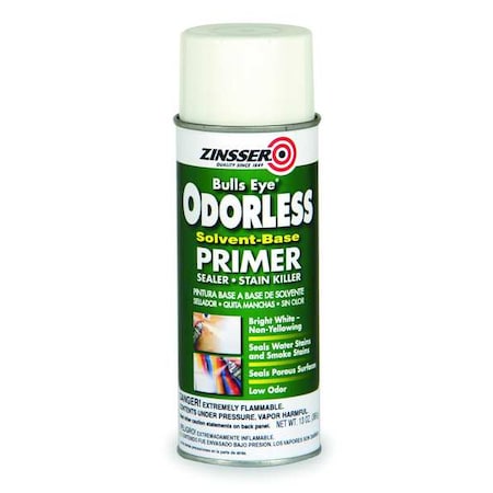 Stain Blocker . Bright White, 13 oz, Aerosol Can, Flat MPN:3959