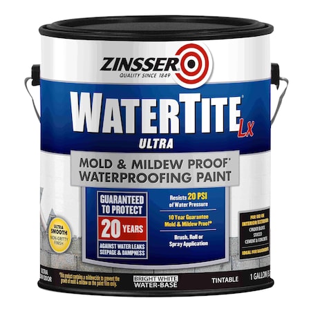 1 Gal. Mold and Mildew-Proof White Water Based Waterproofing Paint MPN:270267