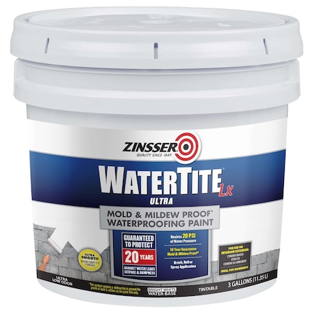 Mold and Mildew Paint, 3 gal., White MPN:270268