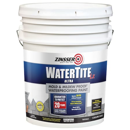 Mold and Mildew Paint, 5 gal., White MPN:270269