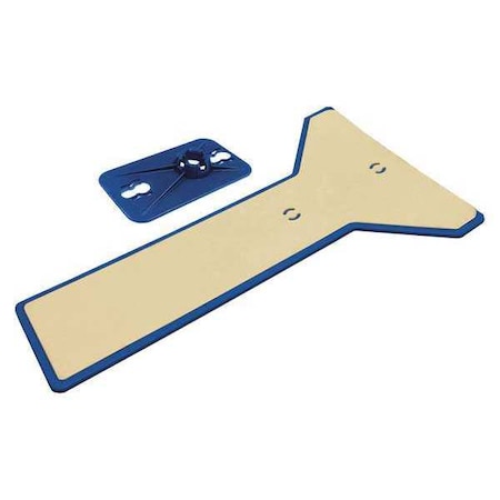 Head and Non Skid Plate, White, 8 in. L MPN:EPH1