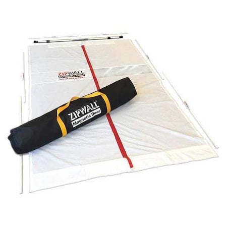 Dust Barrier Door Kit, 7 ft. 2