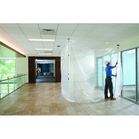Barrier System, With 2 Steel 10 Ft Poles MPN:ZP2