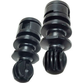 ZipWall® Floor Adaptor Plastic Black - FA12 FA12 - Pkg Qty 6