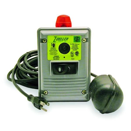HighWaterAlarm, Audio, Visual, 115VAC, 6ft MPN:10-0682