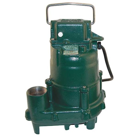 Submersible Effluent Pump, 1/2hp, 10.5A MPN:153-0002