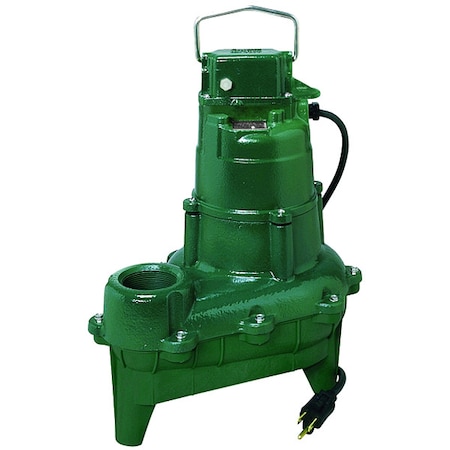 SewageEjectorPump, 15ft, 0.4hp, 115VAC MPN:264-0005