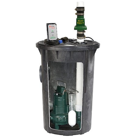 Sewage Package System, 2/5 hp, 115V AC MPN:912-0007
